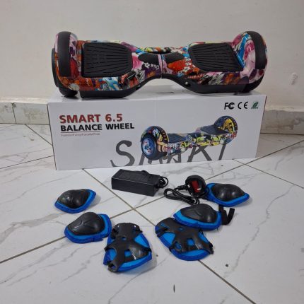 6.5-Inch Smart Hoverboard – Self-Balancing with Bluetooth & Guards