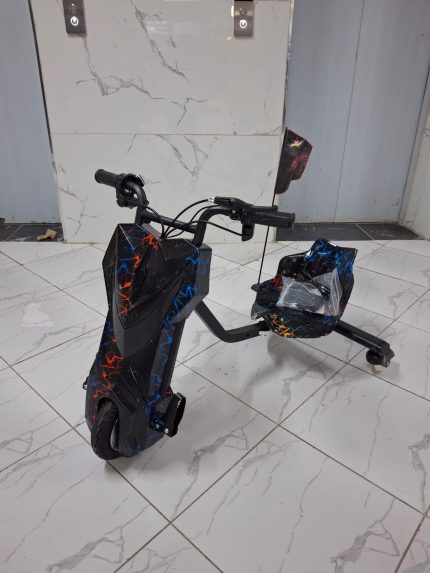 Drift Scooter with Bluetooth & LED Lights – 3 Speed Electric Scooter