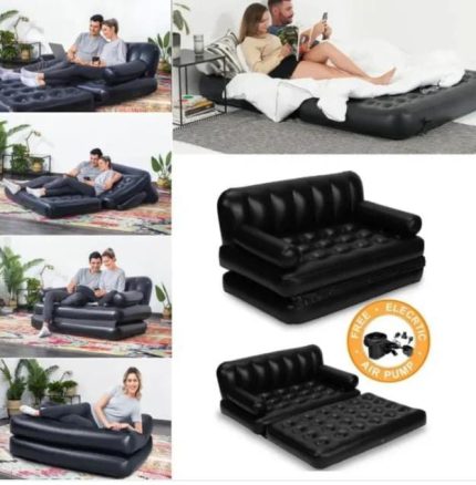 5-in-1 Inflatable Multifunction Sofa-Bed – Pull-Out Lounge Bed