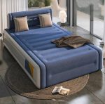 Double King-Size Inflatable Bed – Built-In Electric Pump (4×6)