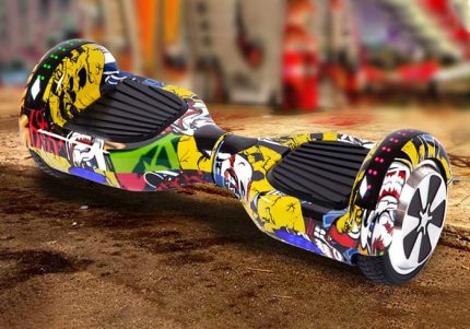 6.5-Inch Smart Hoverboard – Self-Balancing with Bluetooth & Guards