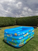 Inflatable Swimming Pool – Large Family Pool with Free Pump - Image 3