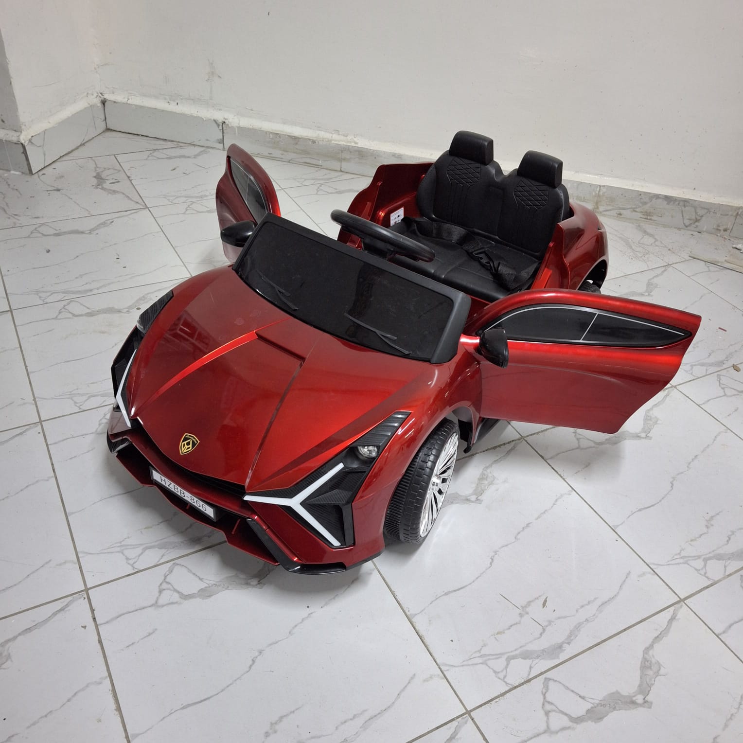 lb Kids Electric Ride-On Car – Rechargeable, 2 Motors, Remote Control (Ages 1–4 Years) - Image 1