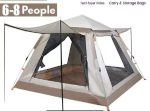 Automatic Camping Tent – 6 to 8 Person Four-Sided Tent - Image 2