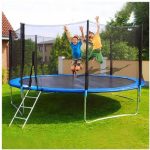 12ft Trampoline with Ladder and Safety Net - Image 2