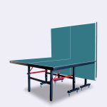 Professional Table Tennis Table – Foldable Full-Size Ping Pong Table with 2 Bats & Ball