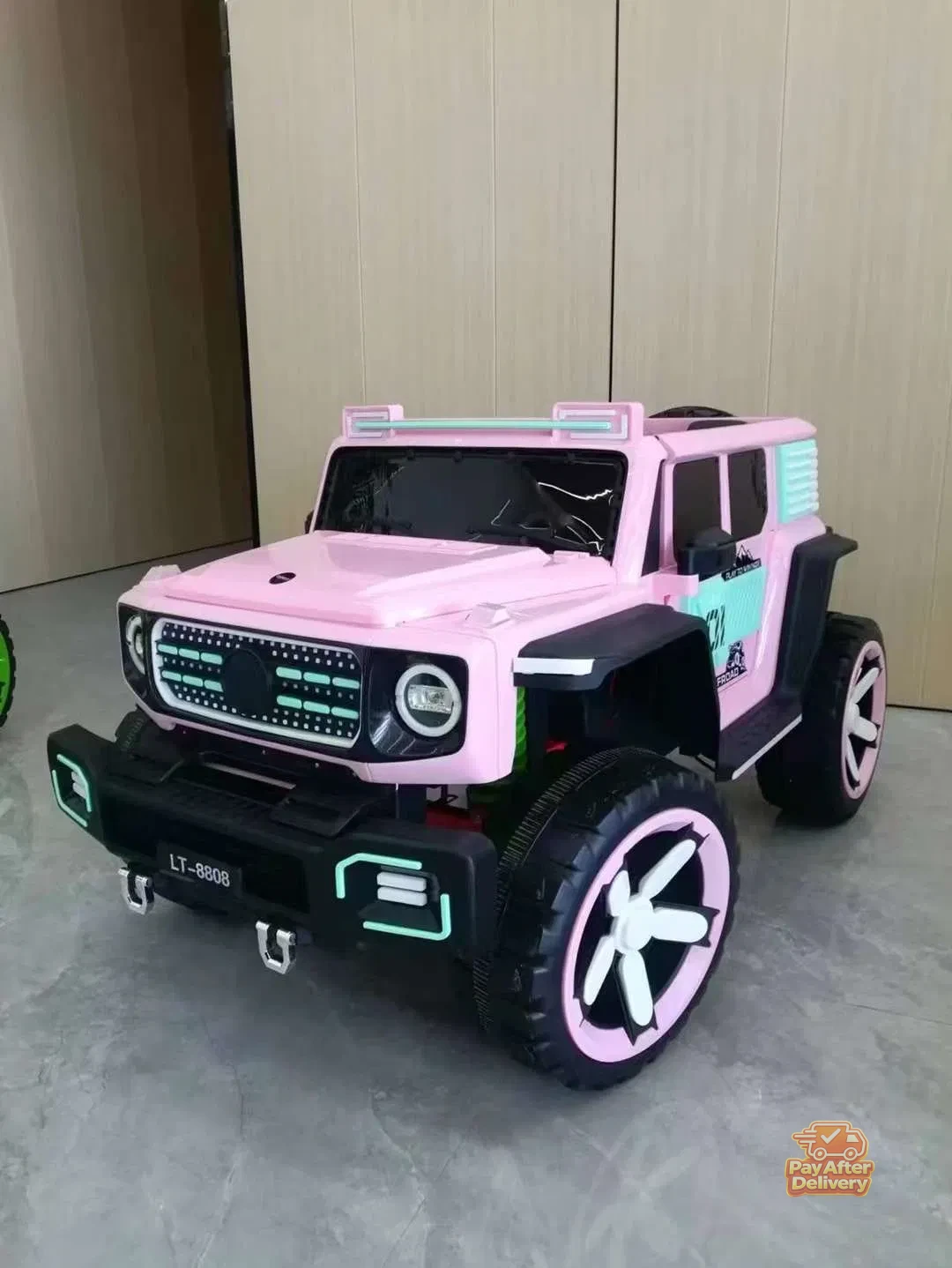2023-Best-Price-12V7-2-Seater-Electric-Car-Kids-off-Road-Big-Battery-Children-Baby-Toy-Car-Ride-on-Car-for-Kids-to-Drive Kids 12V Electric 2-Seater Jeep with Remote Control - Image 1