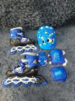 New Kids Skates Full Set Size 31–42 – Adjustable Children’s Roller Skates with Complete Protective Gear for Boys and Girls
