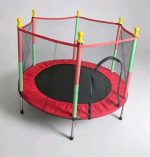 5.5FT Kids Trampoline with Safety Net | 140CM Round Trampoline for Children | 150KG Capacity | Nairobi Kenya - Image 3