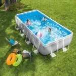 Ultra Xtra Prism Frame Swimming Pool – Rectangular Above Ground Family Pool 400 x 200 x 122 cm - Image 3