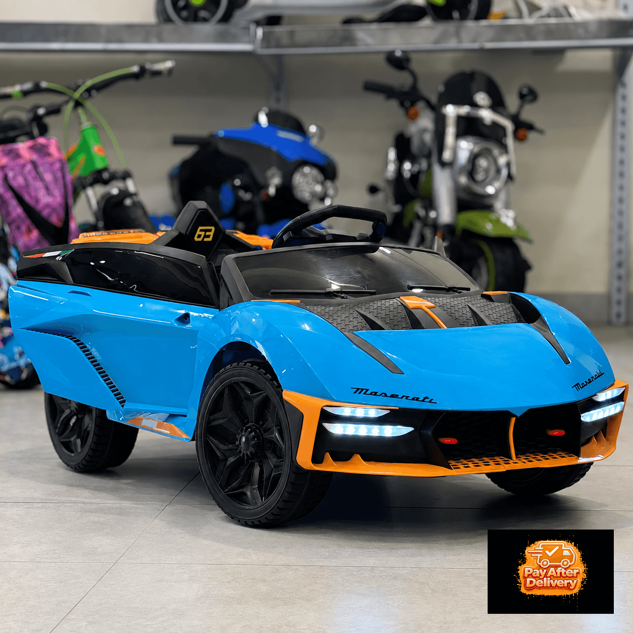 ChatGPT Image Aug 11, 2026, 12_34_11 PM Maserati-Inspired Kids Electric Ride-On Sports Car - Image 1