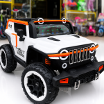 Kids Electric 4×4 Jeep with LED Lights & Music - Image 6