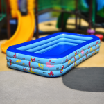 Family Inflatable Swimming Pool – Large Portable Kids Water Pool for Backyard, Garden and Outdoor Recreation - Image 2