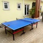 Professional Table Tennis Table – Foldable Full-Size Ping Pong Table with 2 Bats & Ball - Image 5