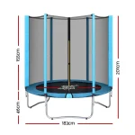 6ft Jumping Trampoline with Safety Net – Ages 3+ - Image 4