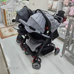 MamaKids Complete 2-in-1 Baby Travel System Stroller with Car Seat – Padded Reclining Pushchair, Extendable Canopy, Cup Holders & Smooth Wheels - Image 3
