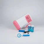 Rechargeable Bubble Gun for Kids – Automatic Electric Bubble Blower Toy with High-Speed Bubble Making for Outdoor Play and Parties