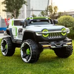 Kids Electric 4×4 Jeep with LED Lights & Music - Image 3
