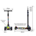 Key Features 🛴 3-wheel design for improved balance and stability 🔧 Adjustable handlebar to suit growing children 💪 Strong and durable construction 🎨 Colorful designs that kids will love 🛞 Smooth-rolling wheels for easy riding 👣 Wide anti-slip deck for a more secure footing 👦 Suitable for young children learning to ride 🏠 Great for indoor and outdoor use  Perfect for developing balance, coordination, confidence, and riding skills while keeping kids active and entertained. - Image 5
