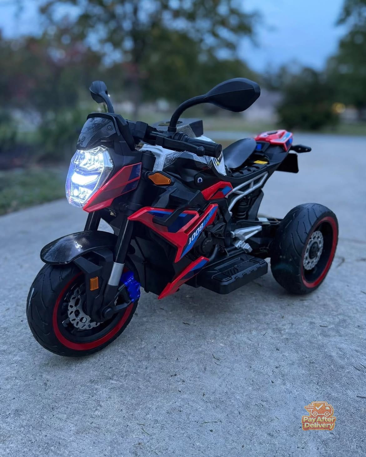 🏍️ MOTORR ELEKTRIK PER FEMIJE - MODEL I RI 2025!✅ GOMA TË BUTA EVA - nuk rrëshqasin, nuk bëjnë (4) Kids Electric Motorcycle 3 Wheels – Stable Rechargeable Ride-On Bike for Ages 2–10 Years - Image 1