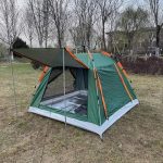 Large Cabin Style Camping Tent for 3–8 People – Family Outdoor Tent with Spacious Interior, High Ceiling & Comfortable Sleeping Space