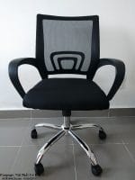 Adjustable Mesh Office Chair Kenya – Ergonomic Computer Work Chair with Wheels, Padded Seat, Armrests & Breathable Backrest for Office, Home & Study