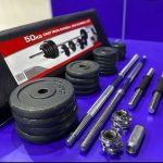 50KG Adjustable Dumbbell & Barbell Set Kenya – Cast Iron Weights, Weight Plates, Spinlock Collars & Storage Case (Copy) - Image 7