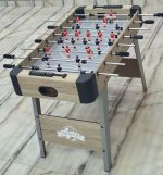 Modern Kids Foosball Table Football Soccer Game – Strong and Stable Indoor Gaming Table with Reinforced Legs, Durable Built-In Goals, Smooth Player Rods and Score Counters