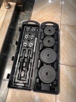 50KG Adjustable Dumbbell & Barbell Set Kenya – Cast Iron Weights, Weight Plates, Spinlock Collars & Storage Case (Copy) - Image 5
