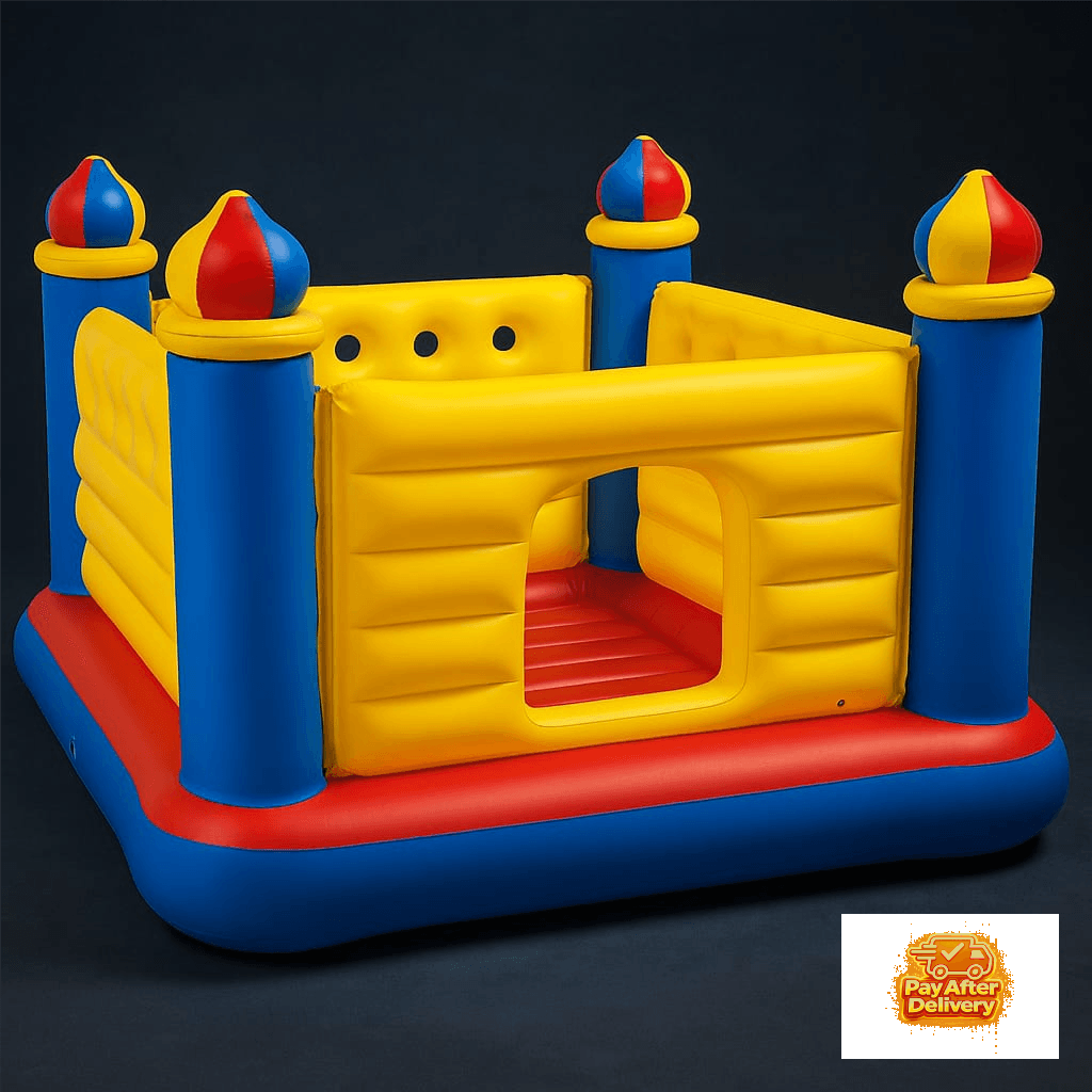 5ebdcf6d-93cd-4106-82a7-bfadf2760b0d_1e49fdf2a3d942848f07b11ce7a18538 Kids Inflatable Bouncy Castle Jumping House – Spacious Colorful Indoor & Outdoor Play Castle for Birthday Parties, Daycares & Events - Image 1