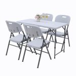 Plastic Outdoor Table and Chairs Set Kenya – 4 Chairs + Table or 6 Chairs + Table – Garden, Patio, Home, Restaurant & Event Furniture - Image 2