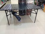 Portable Aluminium Camping Table 95x57cm – Foldable Outdoor Picnic Table with Strong Support Frame for Travel & Outdoor Activities