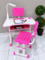 Kids Study Table with Lamp Kenya | Children’s Study Desk and Chair | Homework Table | Reading Desk | Writing and Drawing Table | Nairobi - Image 3