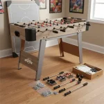 Modern Kids Foosball Table Football Soccer Game – Strong and Stable Indoor Gaming Table with Reinforced Legs, Durable Built-In Goals, Smooth Player Rods and Score Counters - Image 4