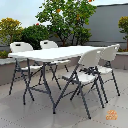 D_Q_NP_2X_939776-MPE106381586644_022026-AB Plastic Outdoor Table and Chairs Set Kenya – 4 Chairs + Table or 6 Chairs + Table – Garden, Patio, Home, Restaurant & Event Furniture - Image 1