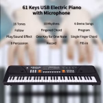 Portable 61 Keys Kids Piano Keyboard Kenya – Electronic Musical Keyboard with Microphone for Beginners, Children & Music Learning - Image 4