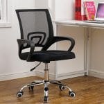 Ergonomic Rolling Office Chair Nairobi Kenya – Adjustable Computer Desk Chair with Mesh Backrest, Comfortable Padded Seat, Armrests & Lumbar Support - Image 2