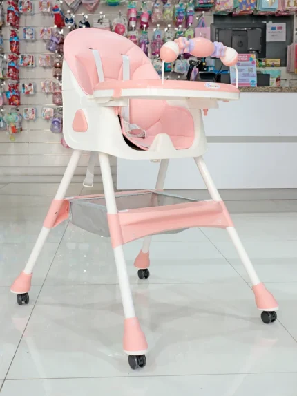 Baby Feeding Chair – Adjustable High Chair for Babies & Toddlers with Comfortable Seat and Feeding Tray