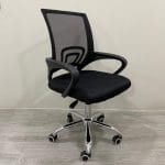 Ergonomic Rolling Office Chair Nairobi Kenya – Adjustable Computer Desk Chair with Mesh Backrest, Comfortable Padded Seat, Armrests & Lumbar Support
