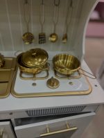 Wooden Kids Kitchen Set Kenya | Toy Kitchen Play Set with Fridge, Stove, Sink, Oven & Microwave - Image 7