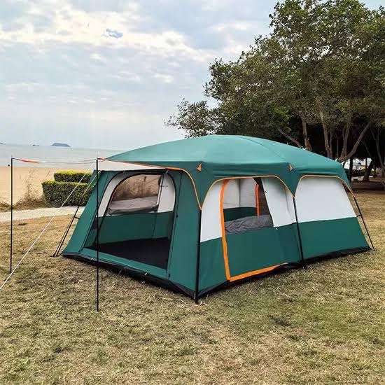 images (44) Heavy-Duty 12-Person Camping Tent – Large Family Outdoor Tent for Hiking, Camping & Weekend Trips - Image 1
