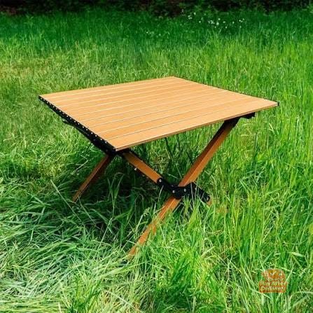 images (56) Foldable Aluminium Outdoor Table 60x60cm – Portable Camping & Picnic Table for Travel, Beach Trips, Fishing & Outdoor Dining - Image 1