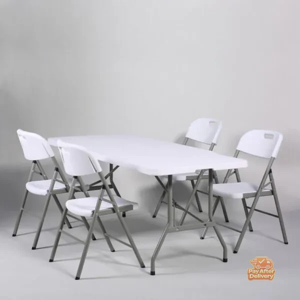 kokkupandav-laud-klapptool-600x600 Garden Furniture Set Kenya – Outdoor Table with 4 or 6 Chairs – Patio Dining Set for Home, Events, Restaurants, Cafés & Entertainment - Image 1