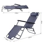 Zero Gravity Camping Chair Kenya – Adjustable Reclining Folding Outdoor Lounge Chair - Image 5
