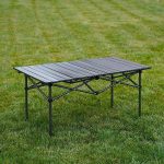 Large Aluminium Folding Camping Table 95x57cm – Portable Outdoor Table for Picnics, Camping, BBQs, Fishing & Family Trips